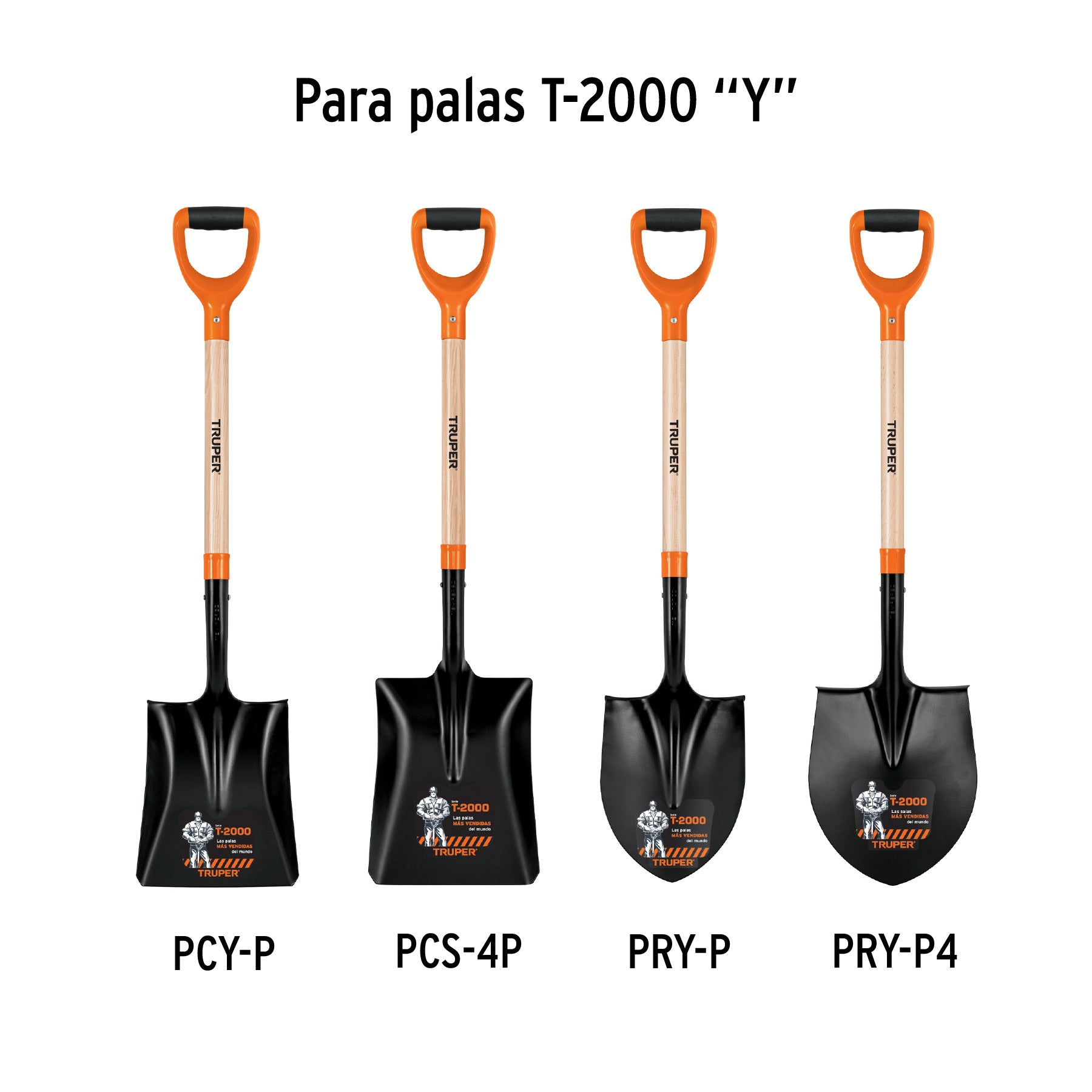 Mango de repuesto para pala promo "y", 25"