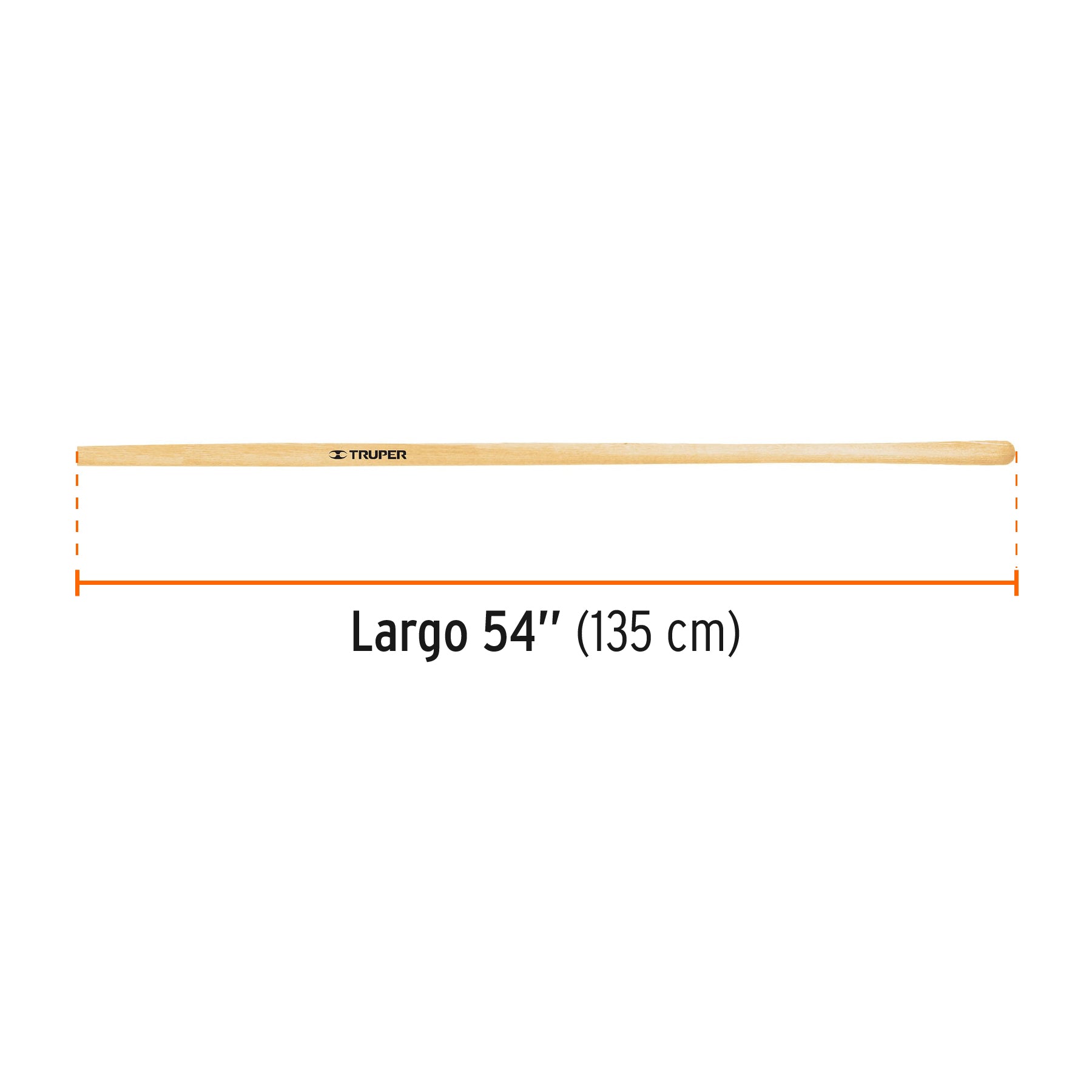 Mango de repuesto para raspador, mango largo, 54"