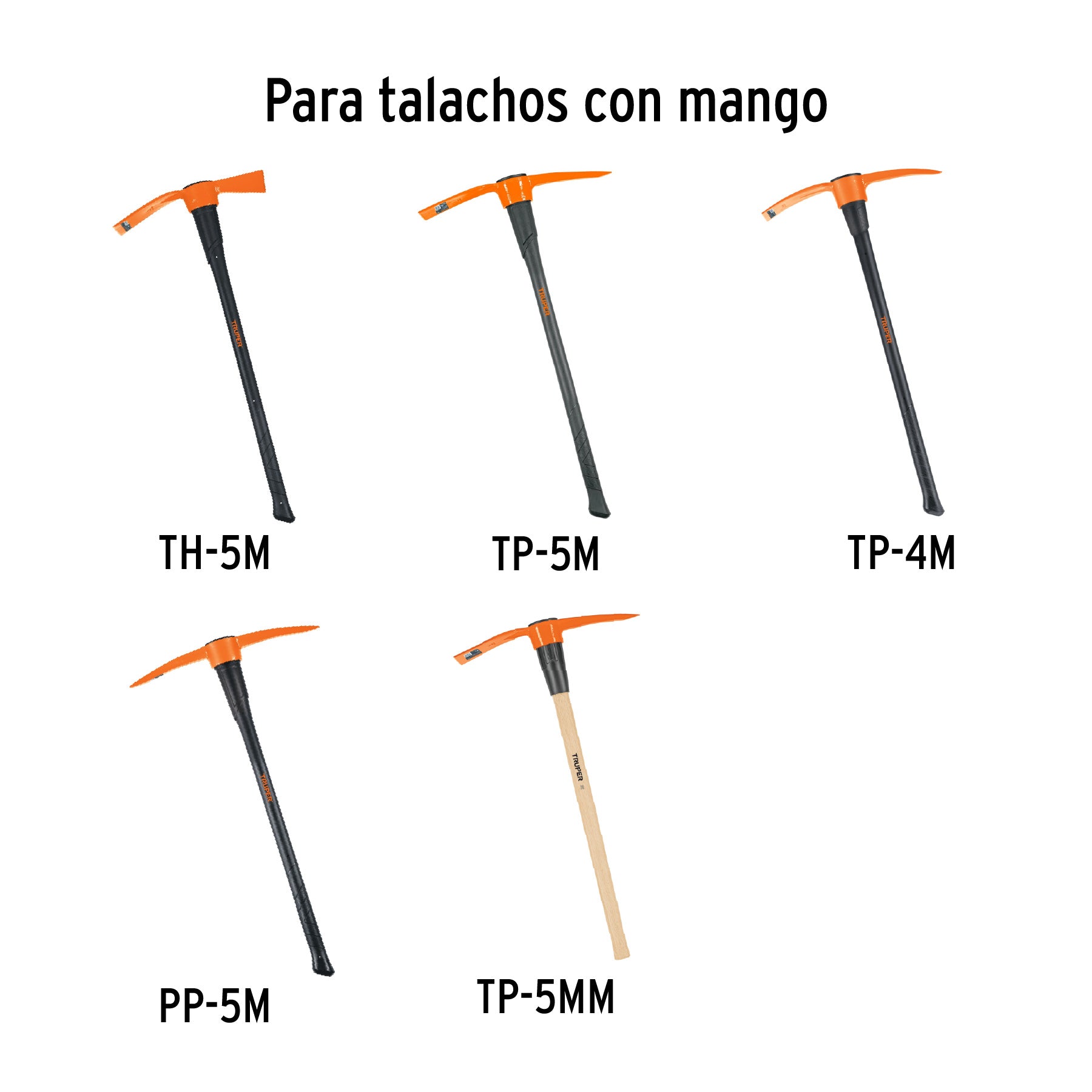 Mango de repuesto para zapapico de 5 y 7 lbs, 36"