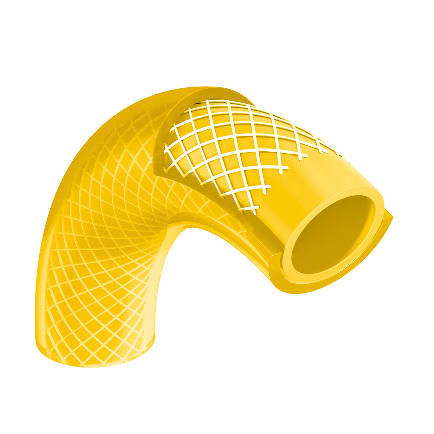 Manguera flexible, PVC, 3/8", con conexión, 2 m