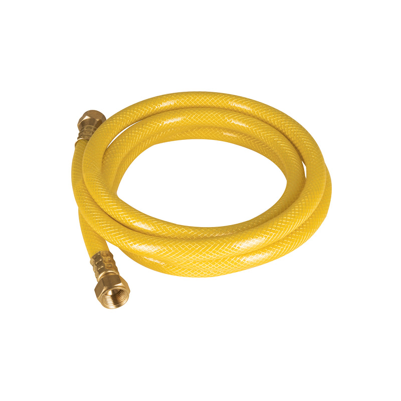 Manguera flexible, PVC, 3/8", con conexión, 2 m