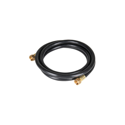 Manguera flexible negra, PVC, 3/8", 250 PSI,con conexión, 2m