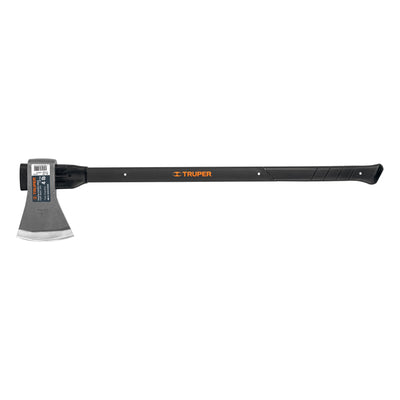 Hacha media labor 4 lb, mango de fibra de vidrio 36',TRUPER