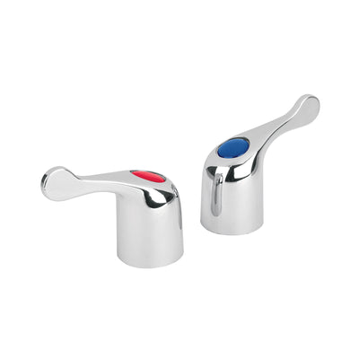 Juego 2 manerales para lavabo y fregadero,plásticos, palanca