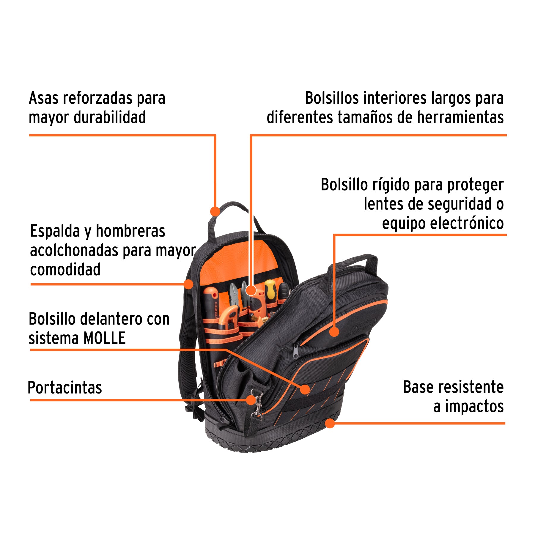 Mochila Portaherramientas, Truper Expert