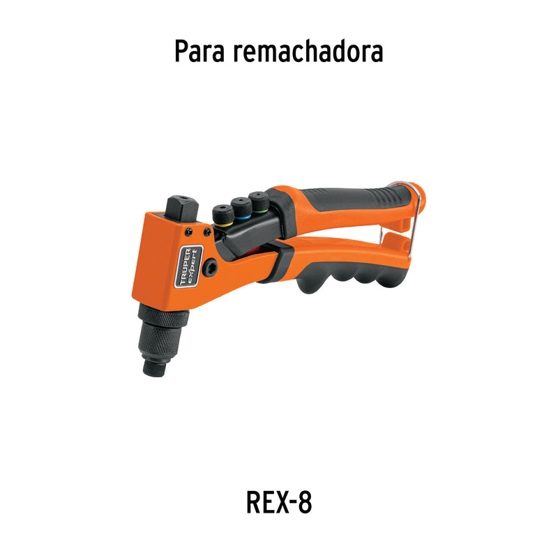 Kit de refacciones y mordazas para remachadora REX-8, Truper