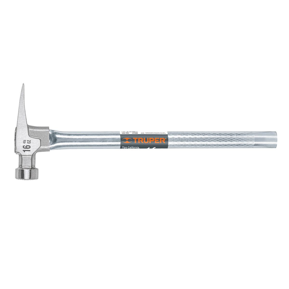 Martillo California Ripper, boca fresada, 16 oz, mgo.tubular