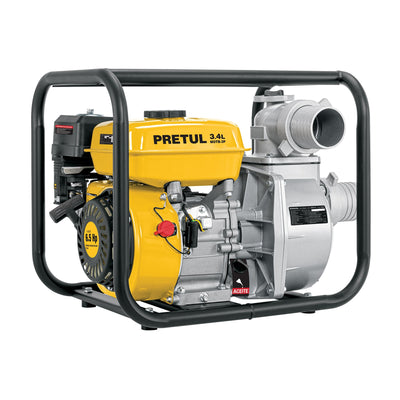 Motobomba 3' de salida, 6.5 HP, Pretul