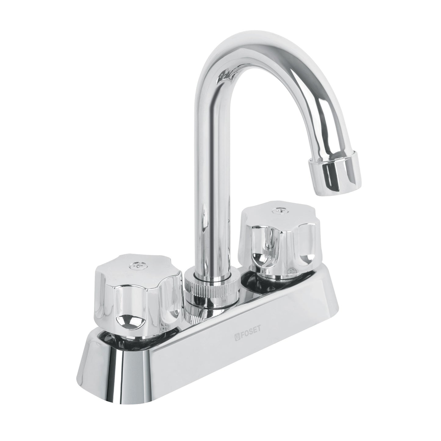 Mezcladora plástica para lavabo, cuello tipo bar, Basic