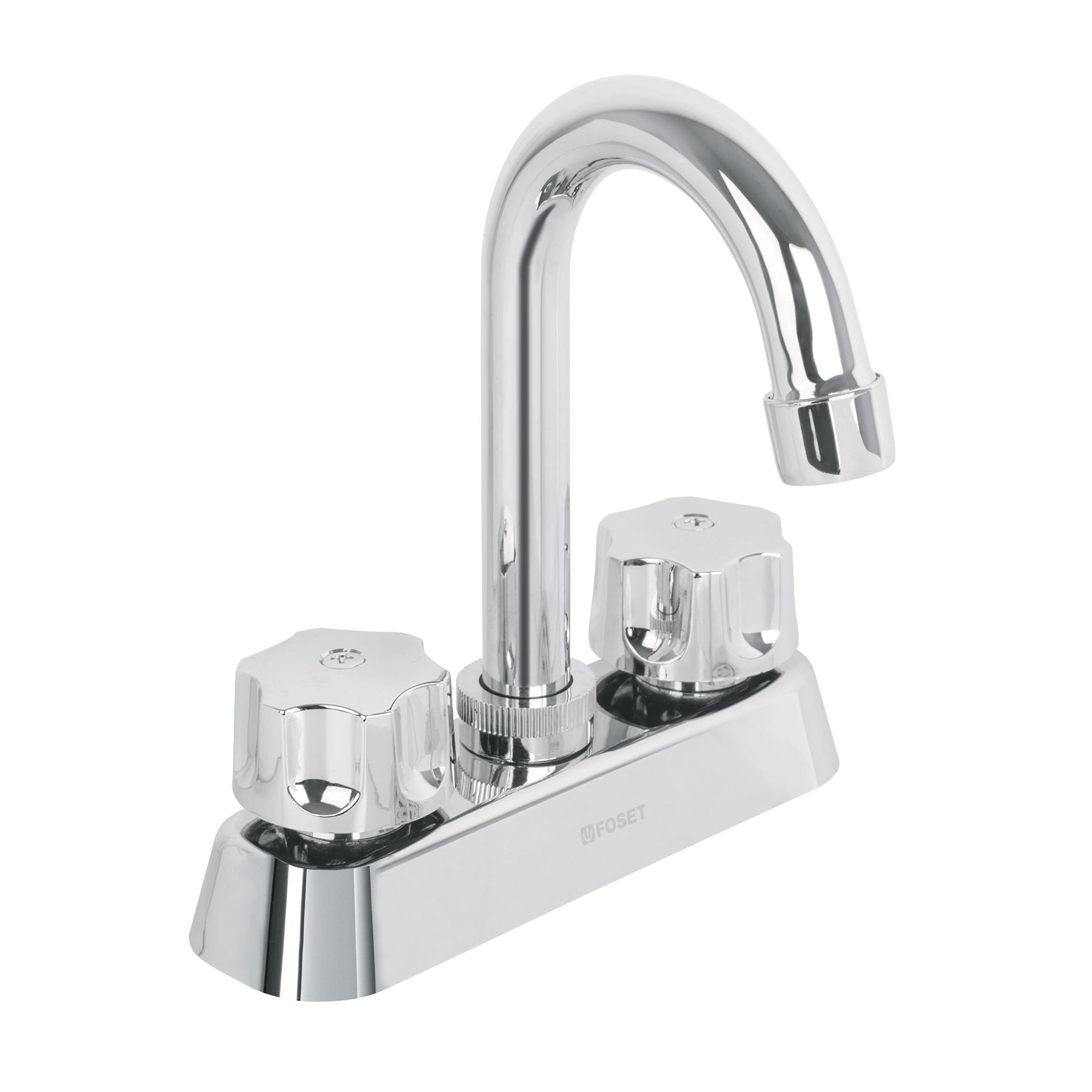 Mezcladora plástica para lavabo, cuello tipo bar, Basic