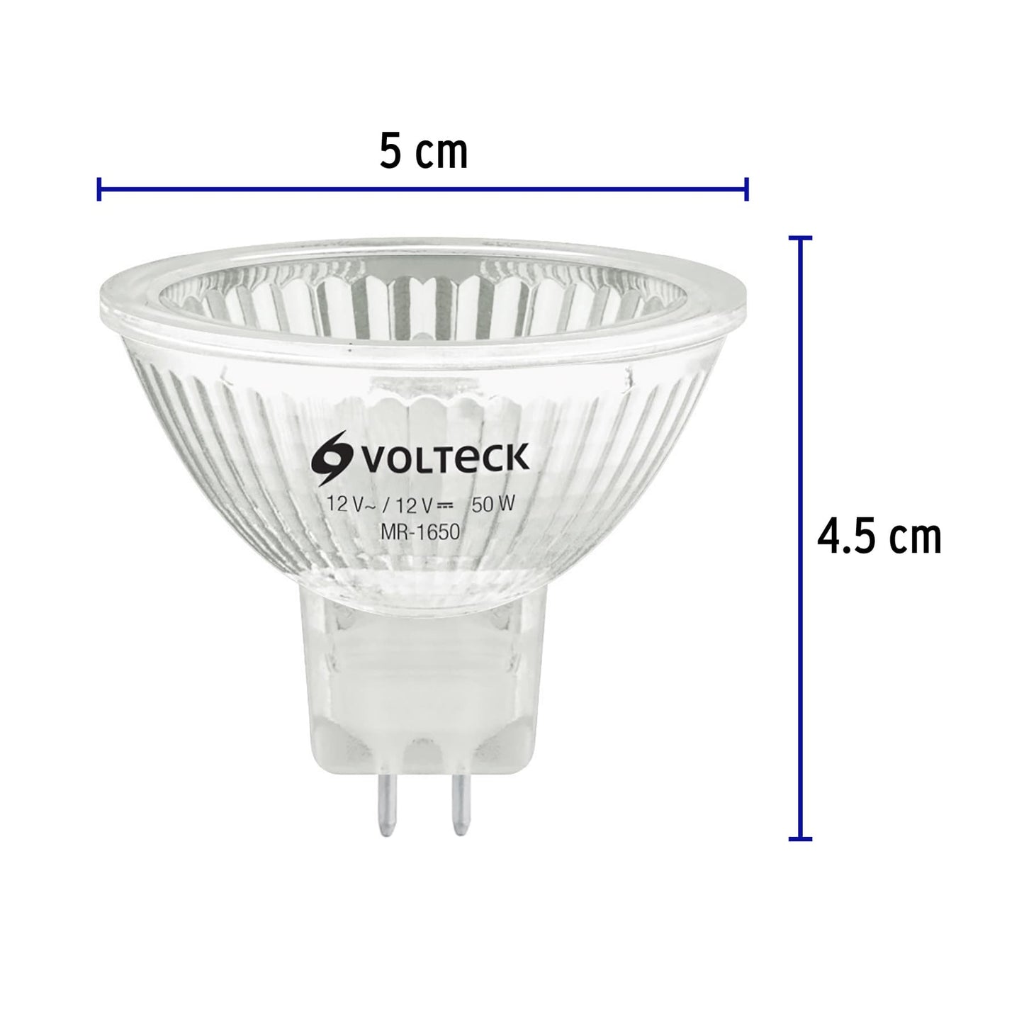 Foco de halógeno tipo MR 16, 50 w, Volteck