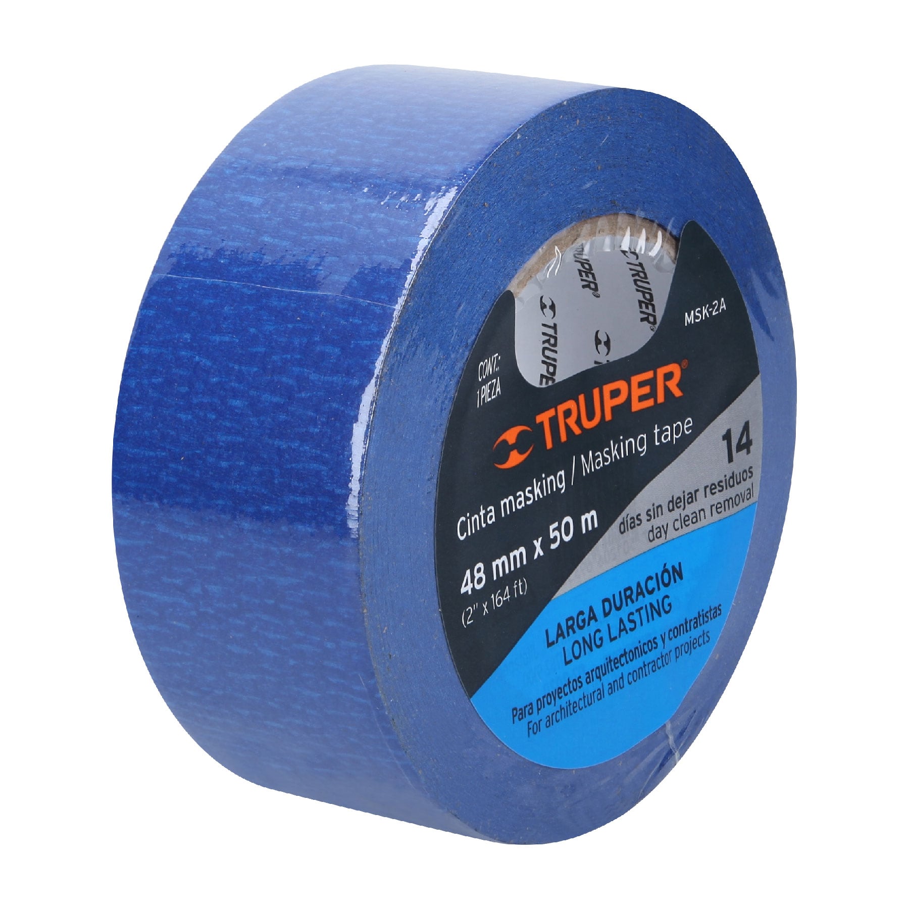 Masking tape, 2" x 50 m, azul