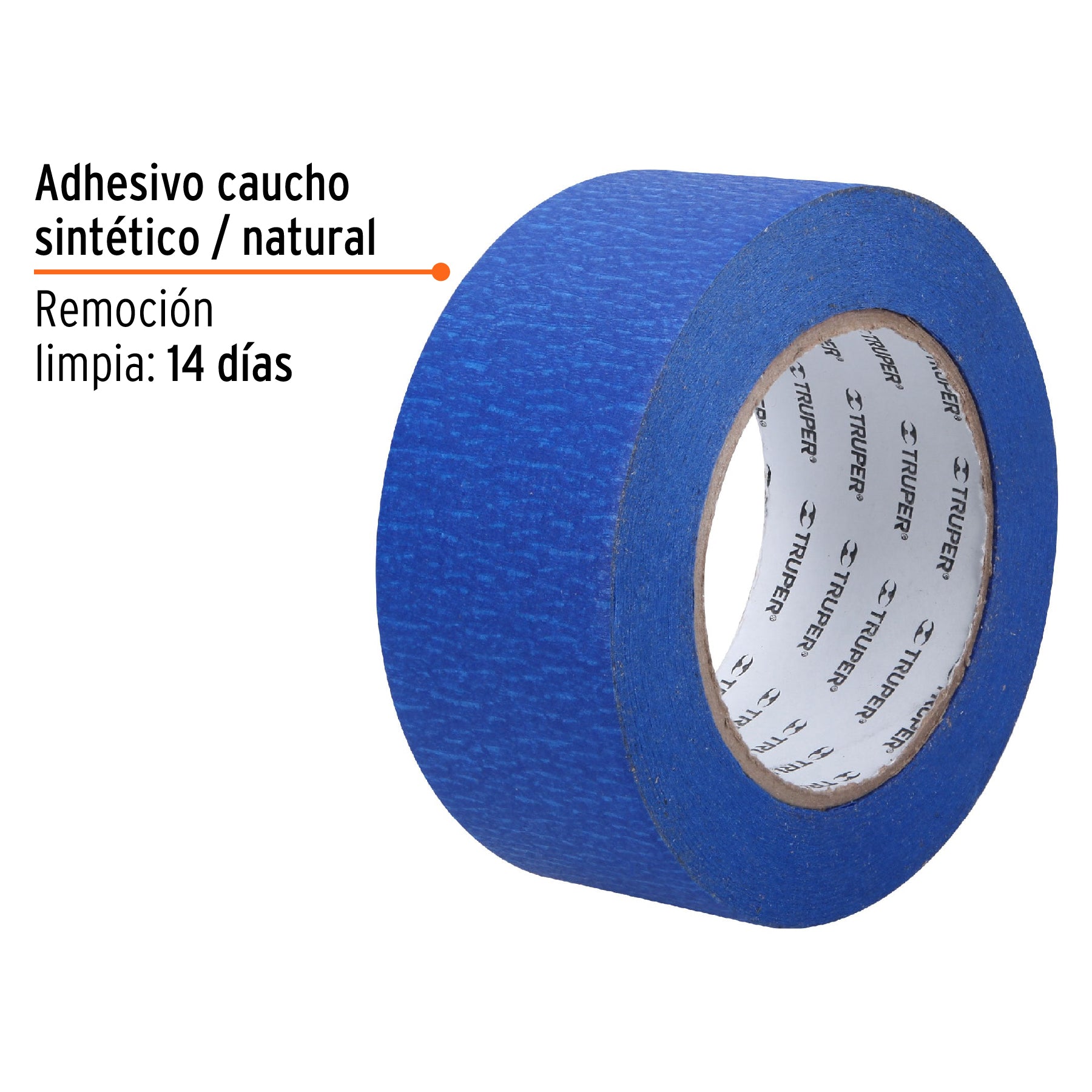 Masking tape, 2" x 50 m, azul