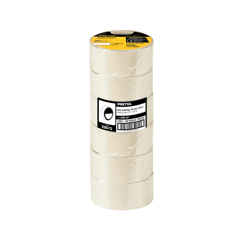 Cinta masking tape de 2' x 50 m, Pretul