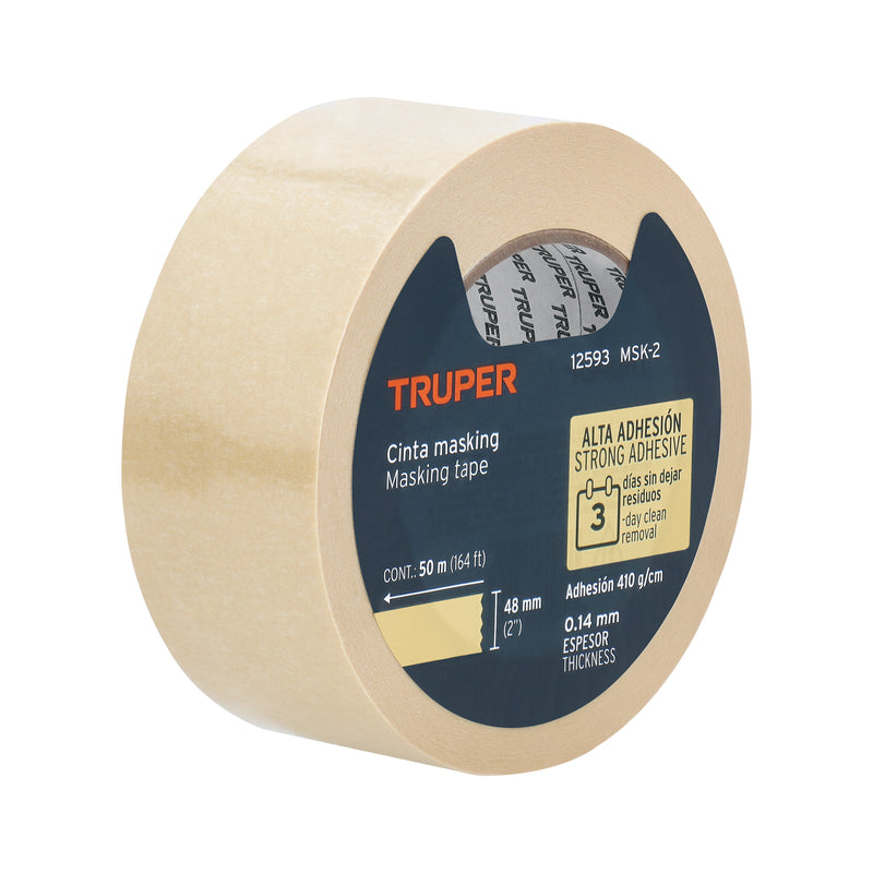 Cinta masking tape, 2" x 50 m