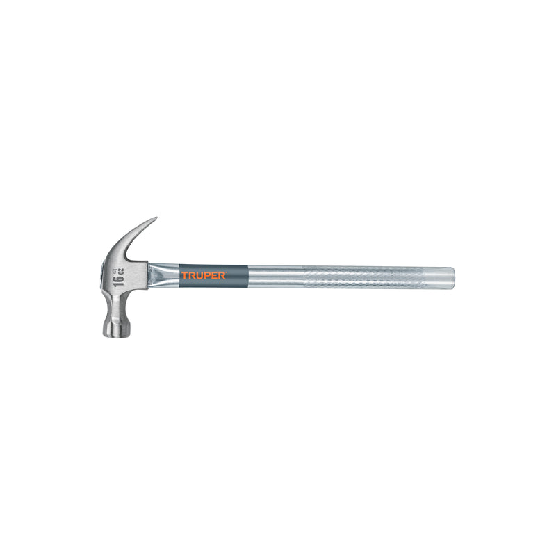 Martillo uña curva 16 oz, mango tubular