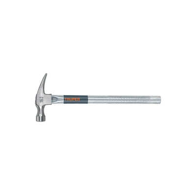 Martillo uña recta 16 oz, mango tubular
