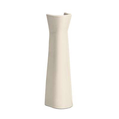 Pedestal cerámico para lavabo, marfil