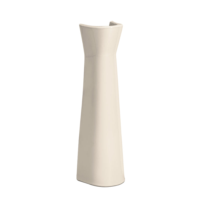 Pedestal cerámico para lavabo, marfil