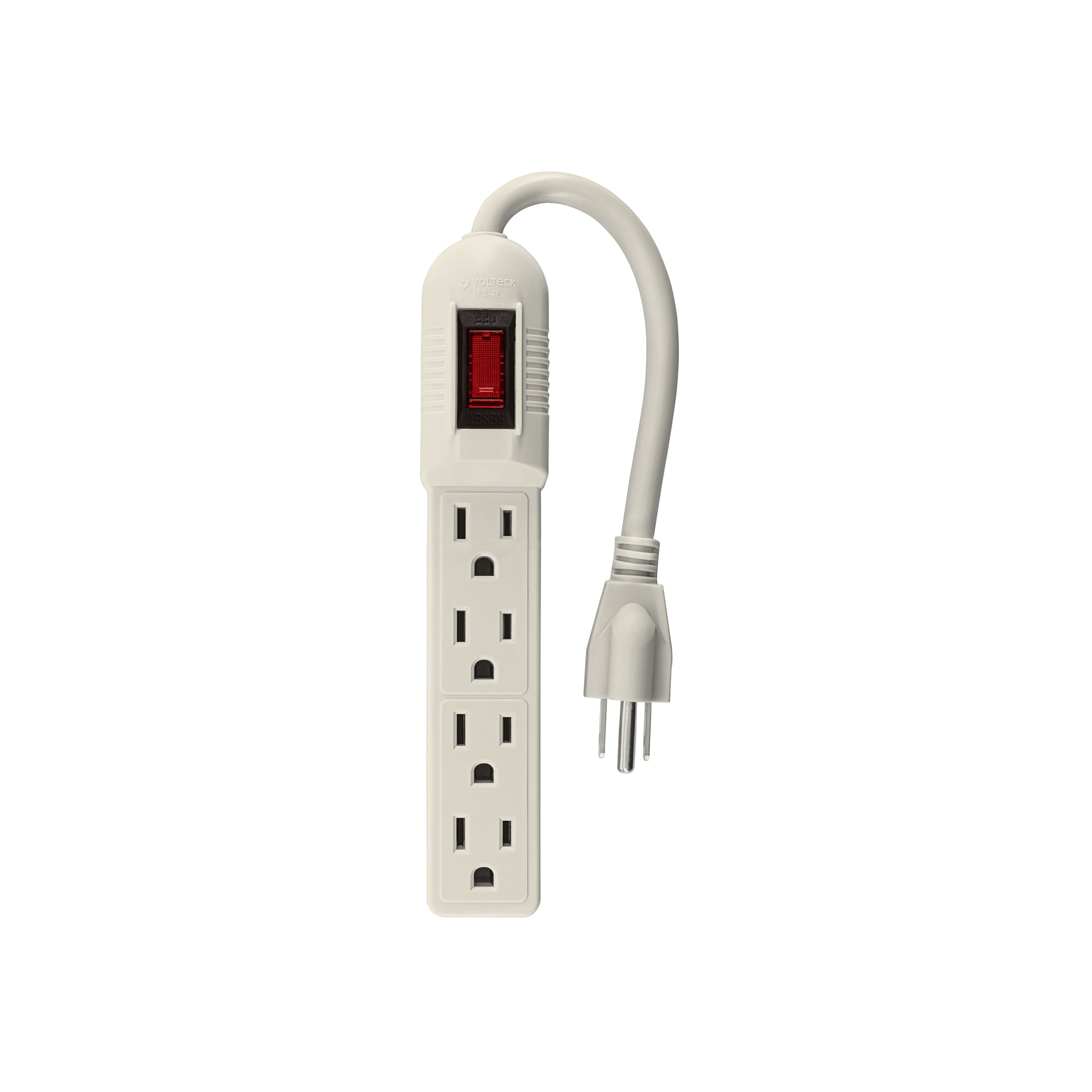Multicontacto económico, 4 entradas, 16 AWG