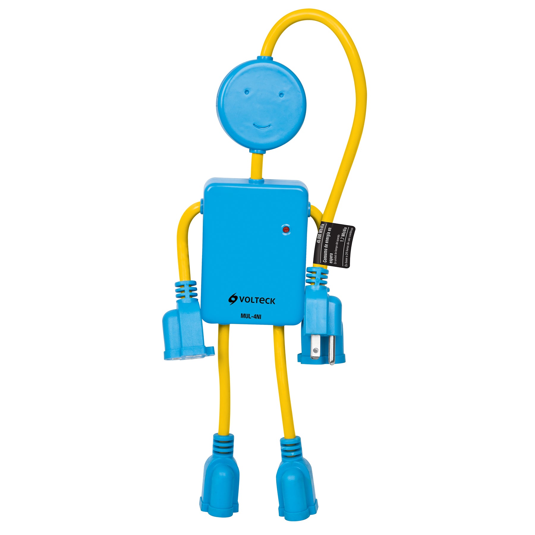 Multicontacto de niño, 4 entradas,16 AWG