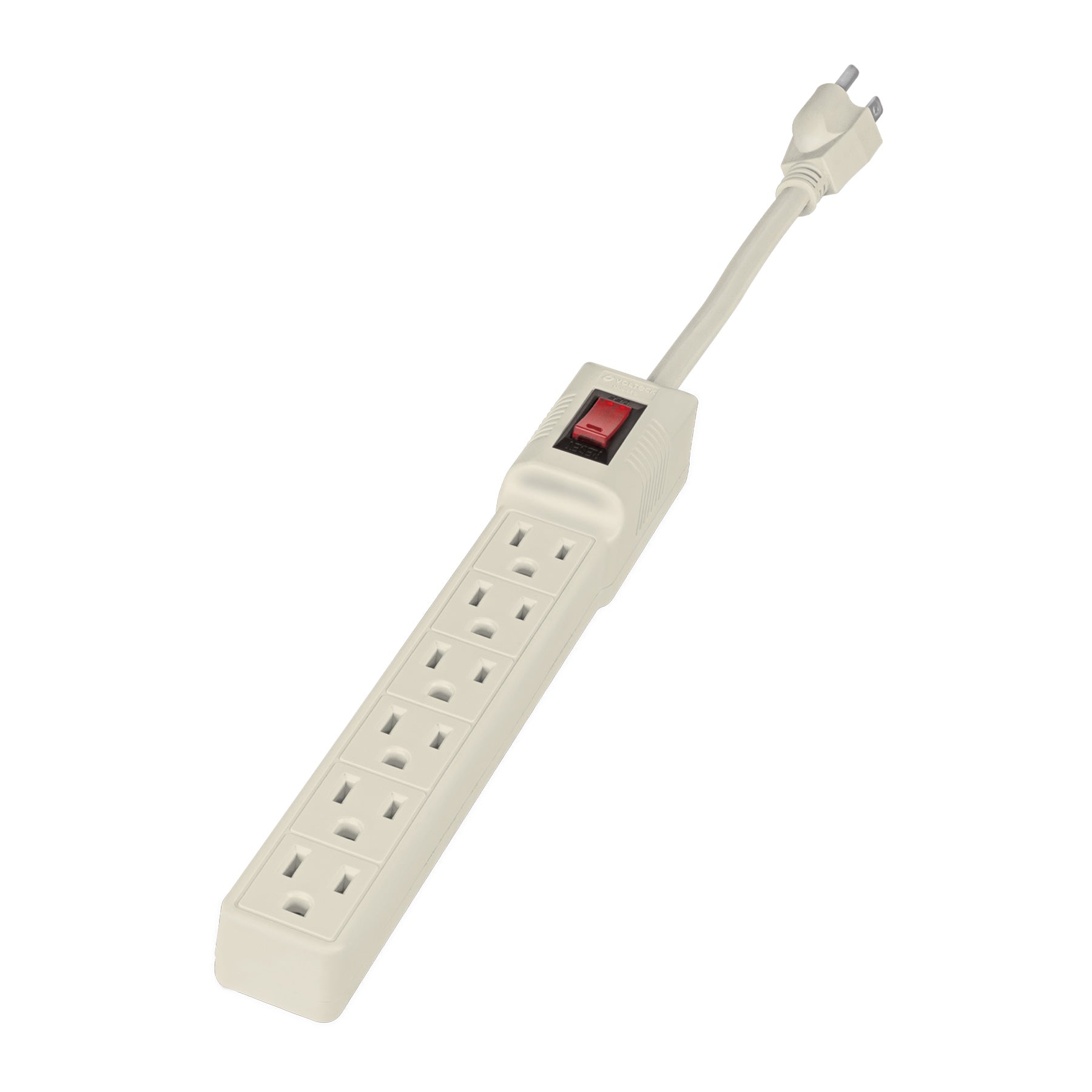 Multicontacto económico, 6 entradas,16 AWG