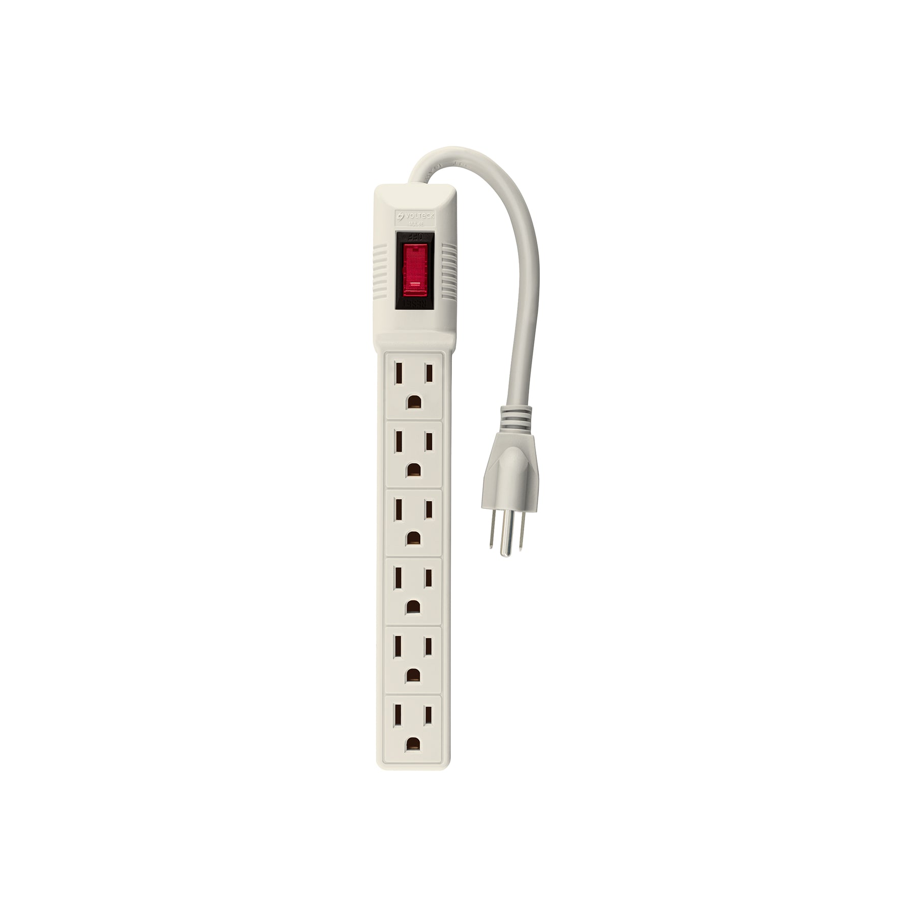 Multicontacto económico, 6 entradas,16 AWG