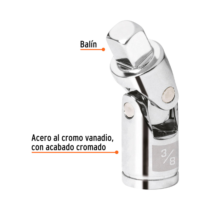 Nudo universal para dados cuadro 3/8"