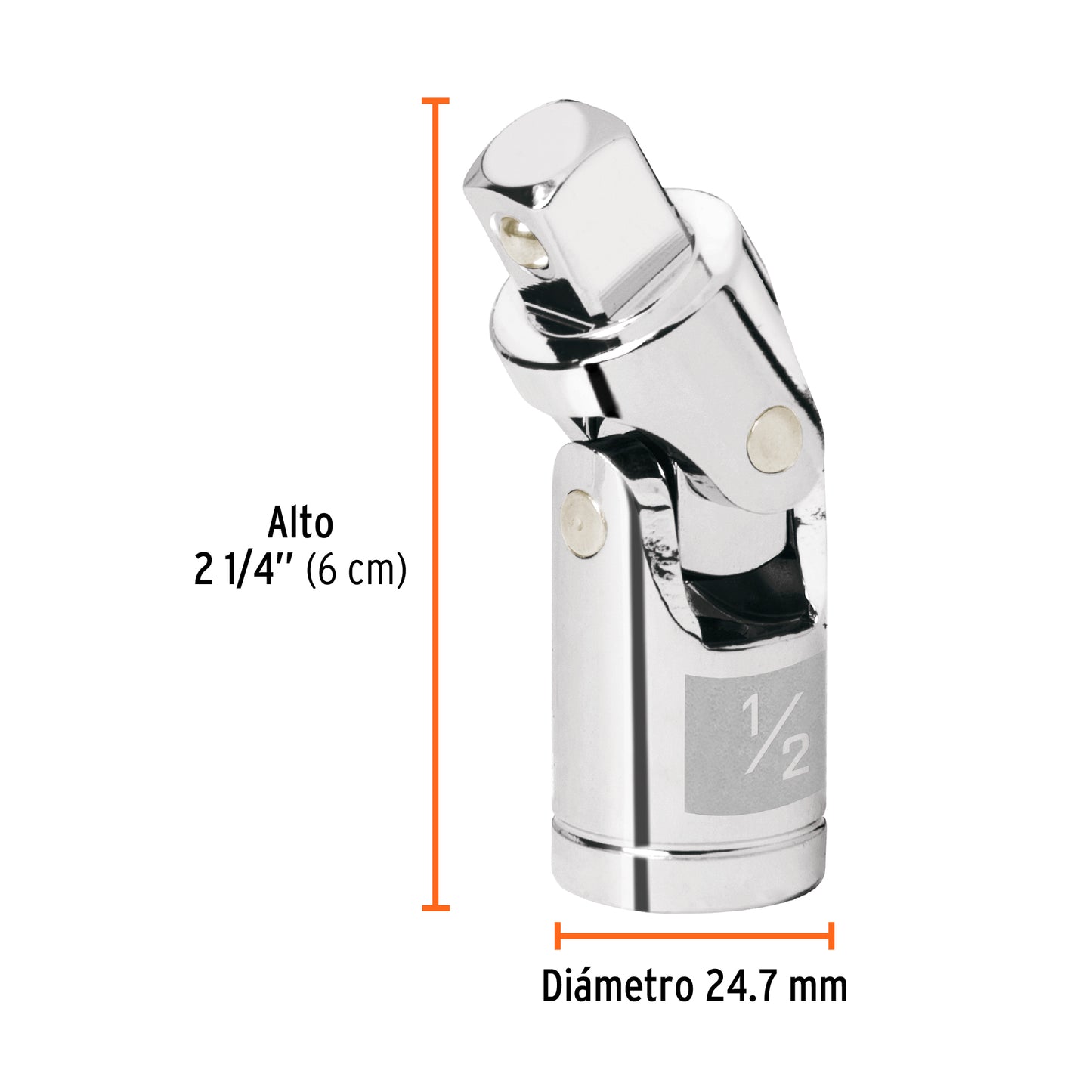 Nudo universal para dados cuadro 1/2"