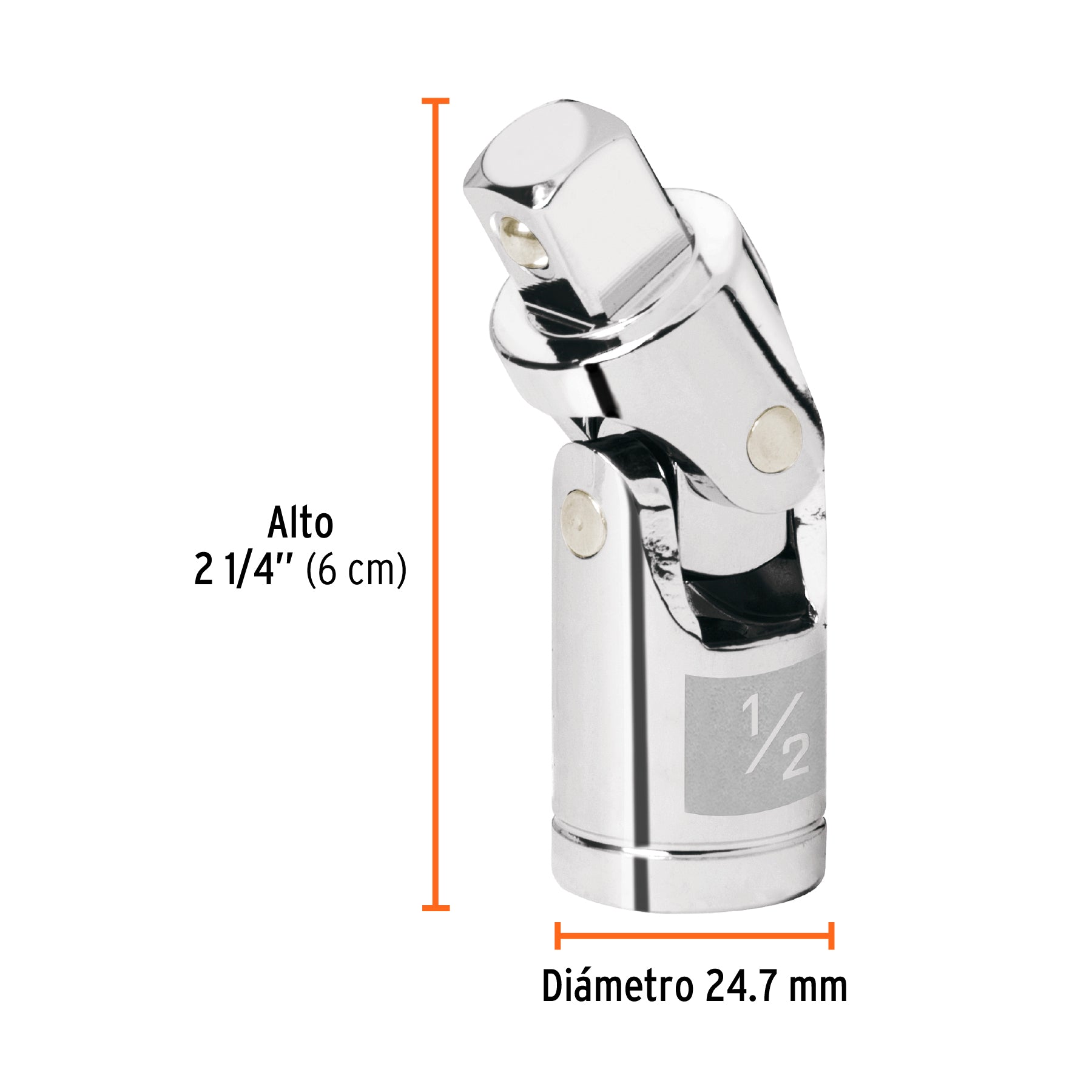 Nudo universal para dados cuadro 1/2"