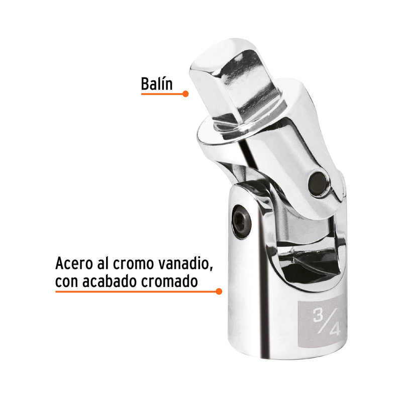 Nudo universal para dados cuadro 3/4"
