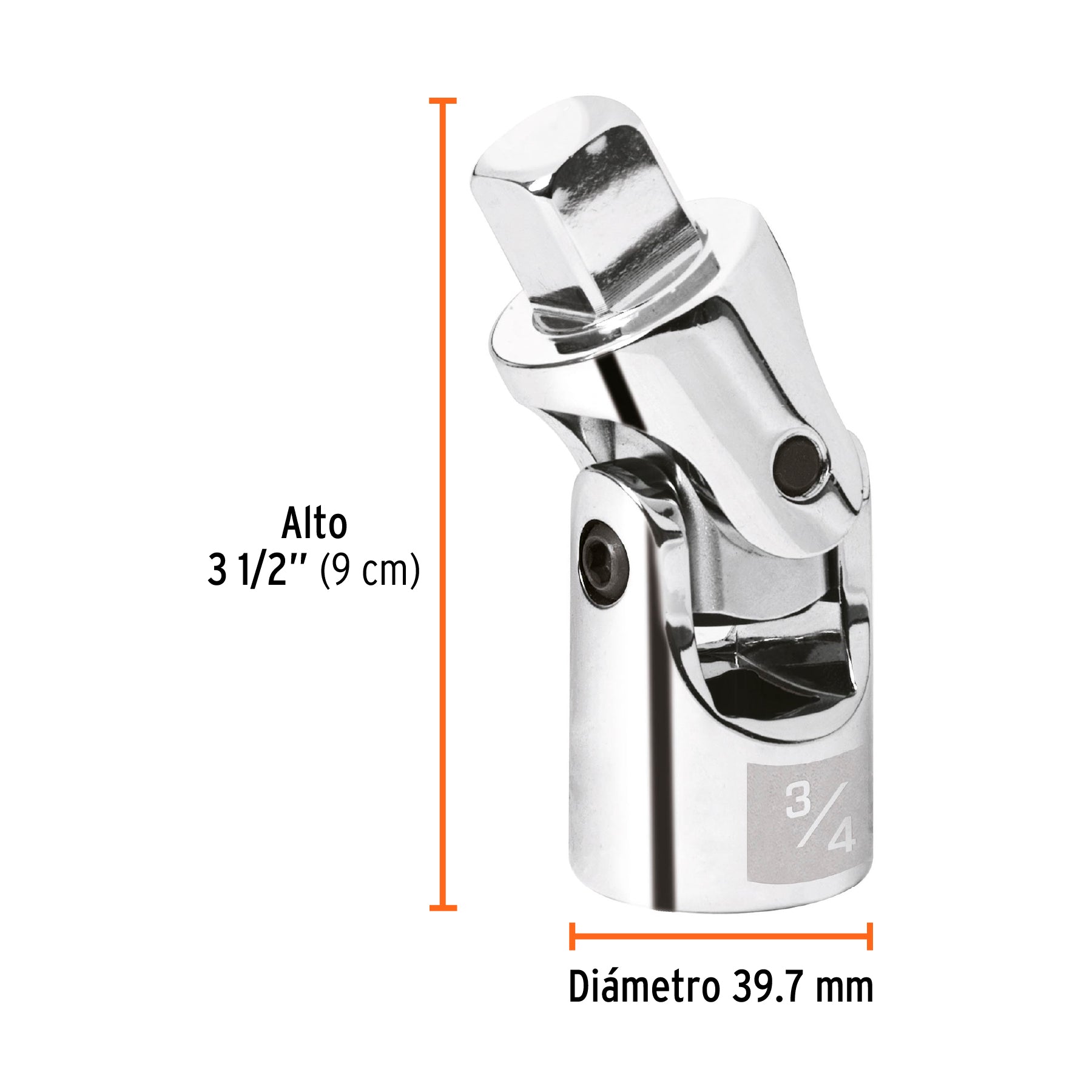 Nudo universal para dados cuadro 3/4"