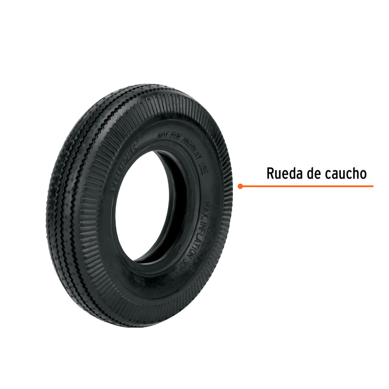Llanta neumática sin camara sin rin 8