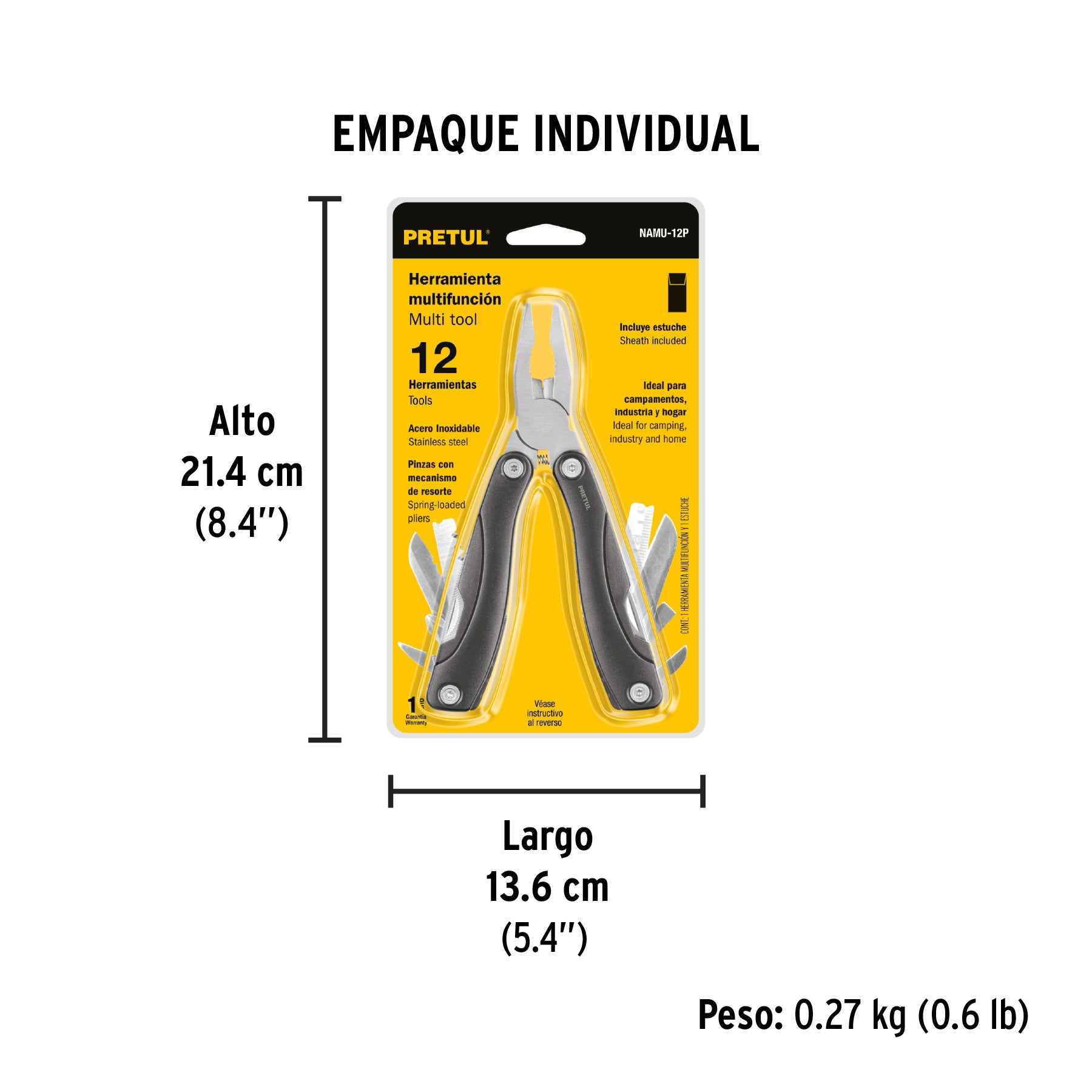 Multiherramienta 12 funciones, Pretul