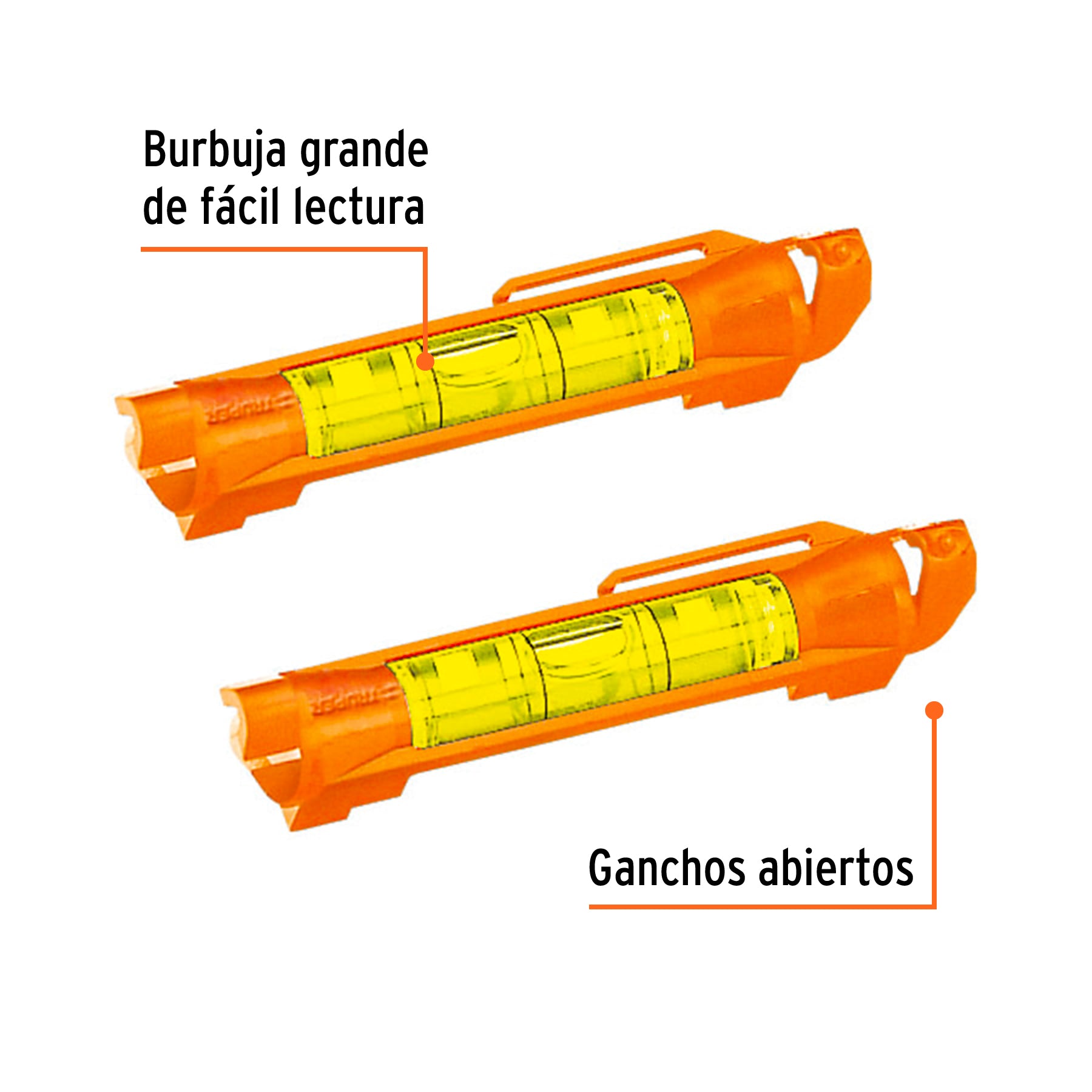 Niveles de hilo en blister, 2 piezas