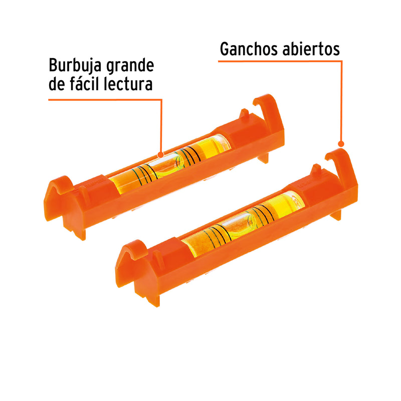 Niveles de hilo en blister, 2 piezas