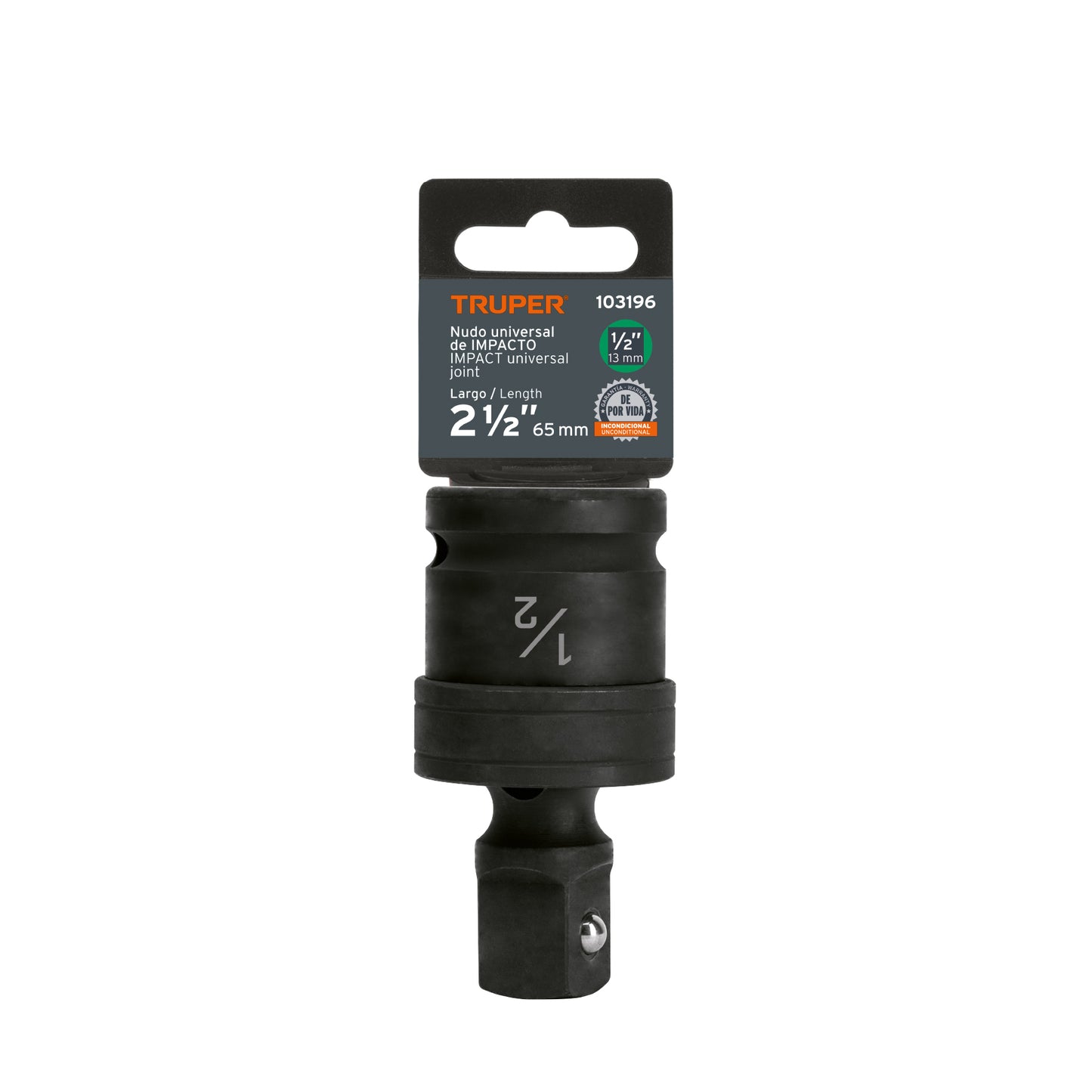 Nudo universal para dados de impacto cuadro 1/2', Truper