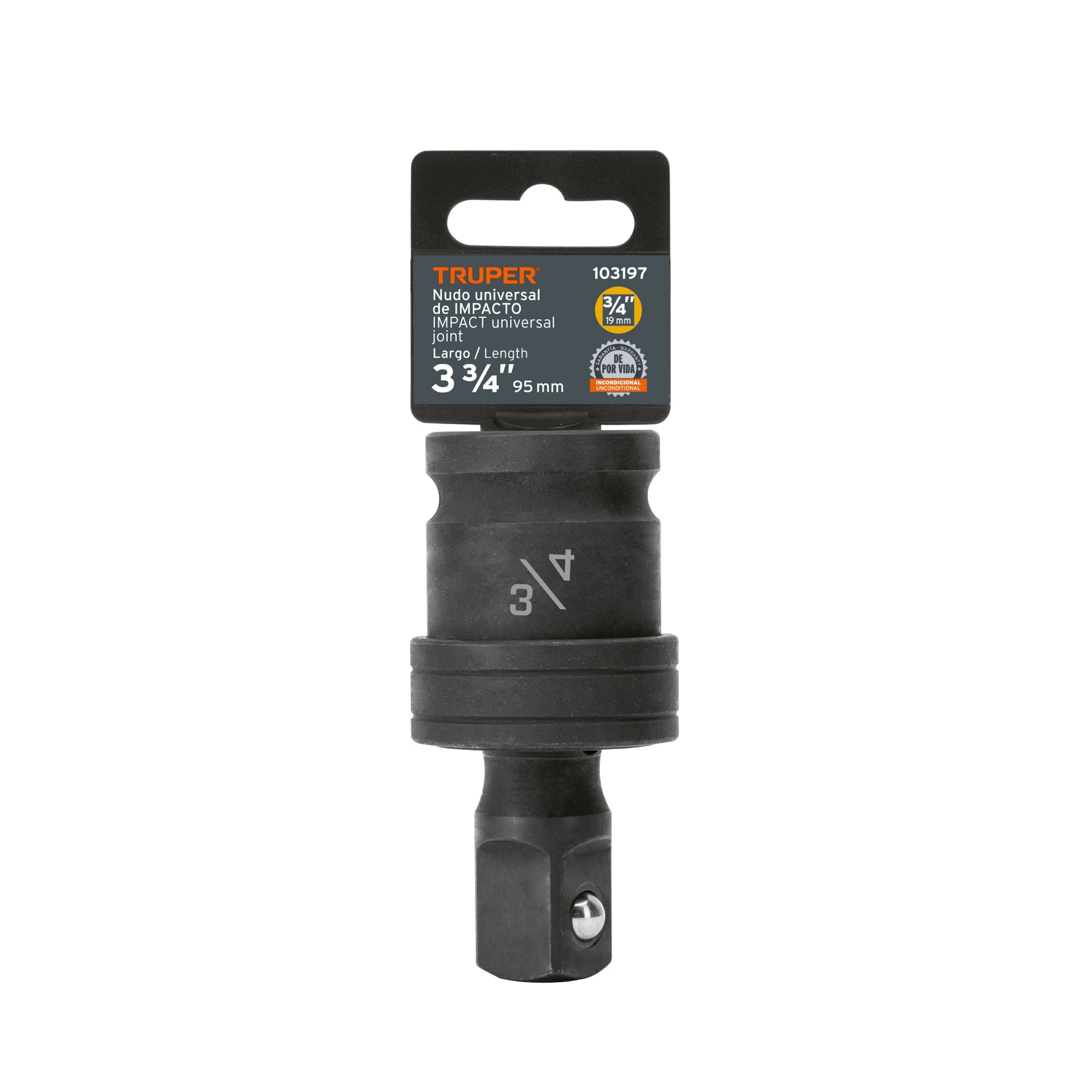 Nudo universal para dados de impacto cuadro 3/4', Truper