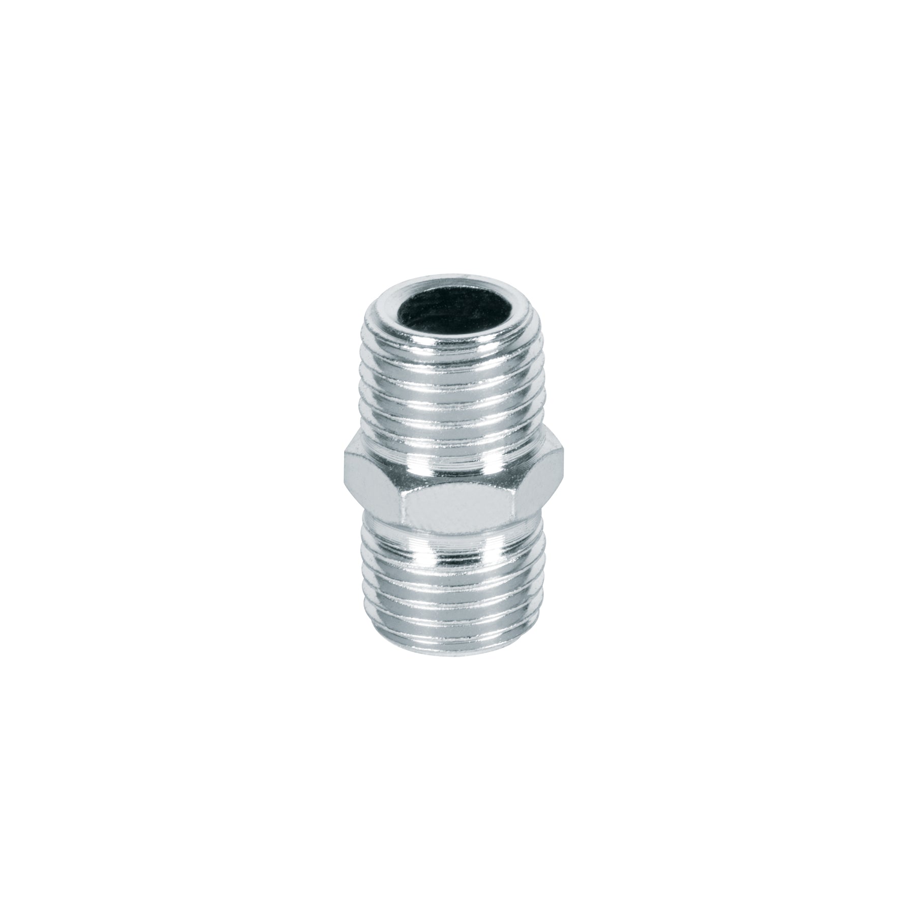 Niple acero, cuerda 1/4 NPT, Pretul