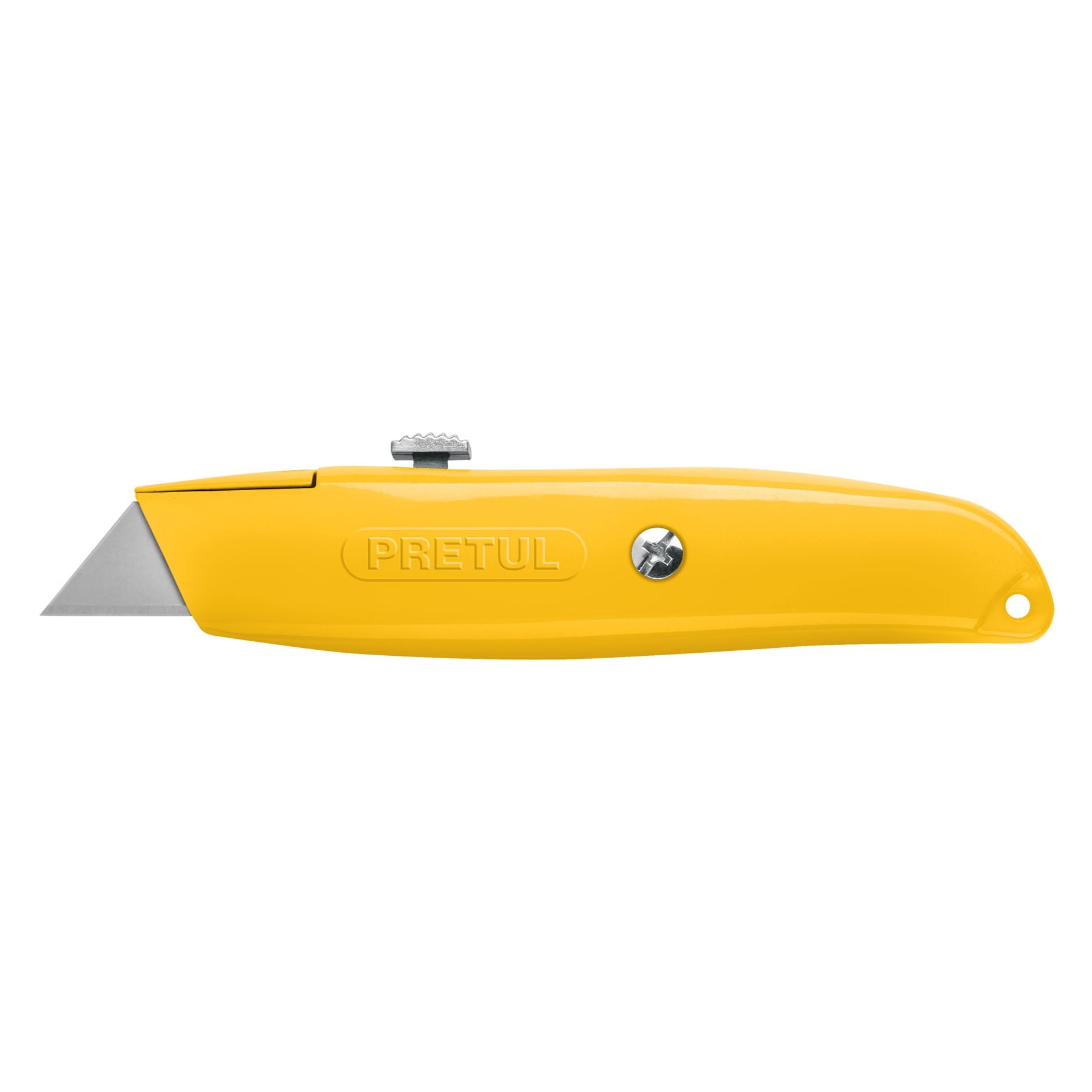 Navaja multiusos, cuchilla rectráctil, 6", con 3 cuchillas
