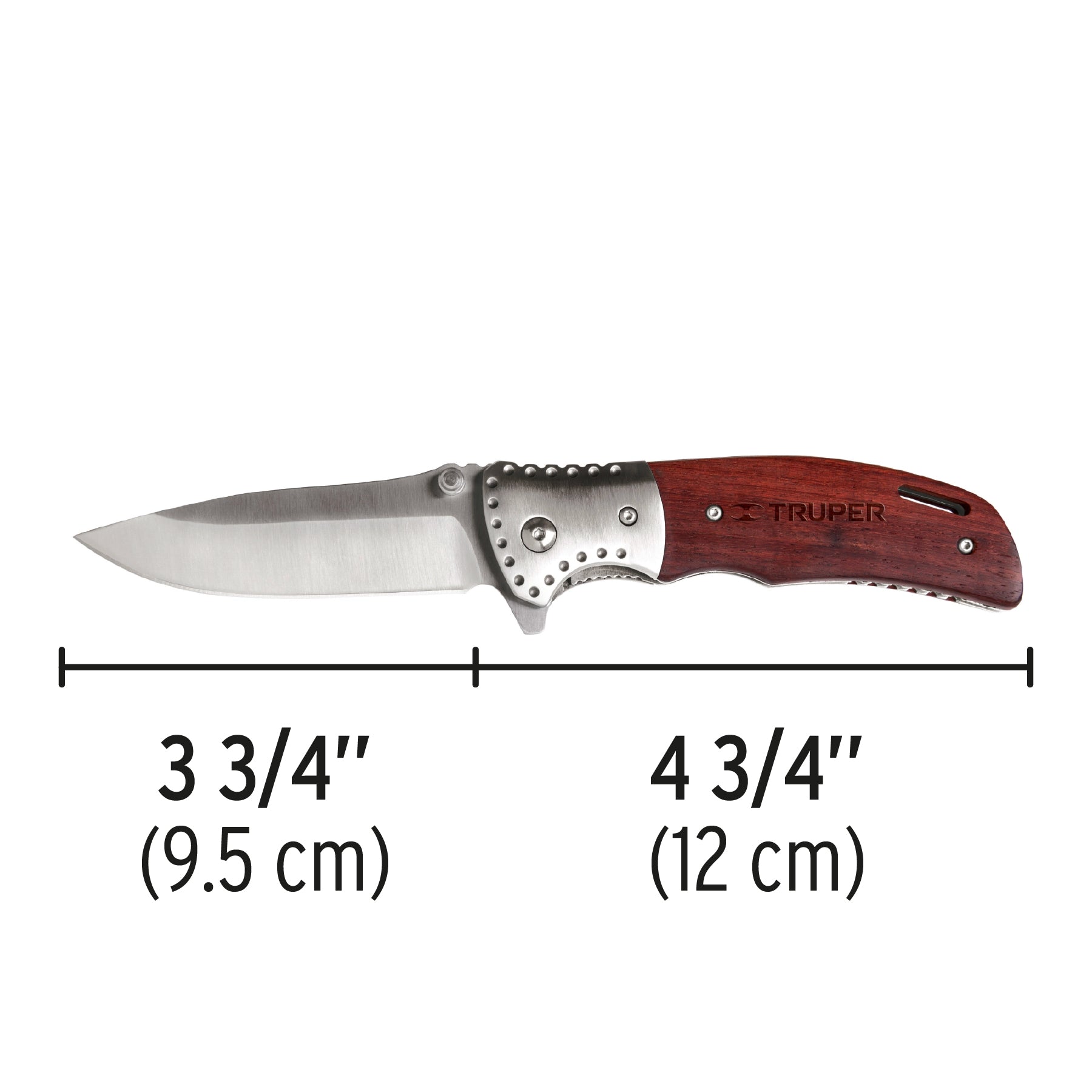 Navaja 5", abatible mango metálico