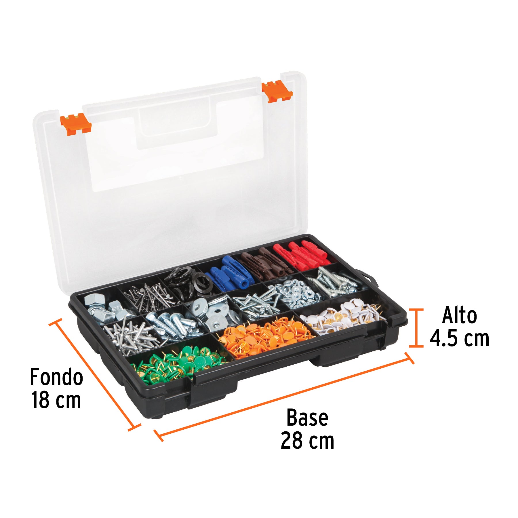 Organizador 11" con 15 compartimentos