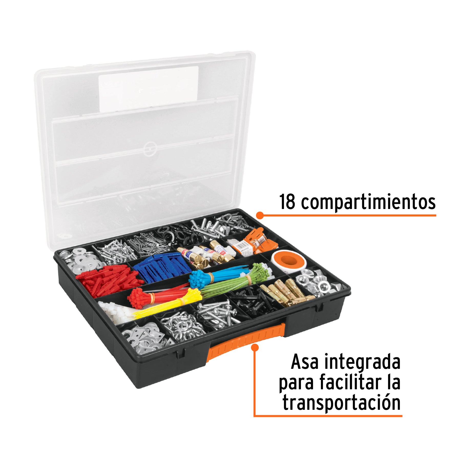 Organizador 14" con 18 compartimentos sustituye 20679