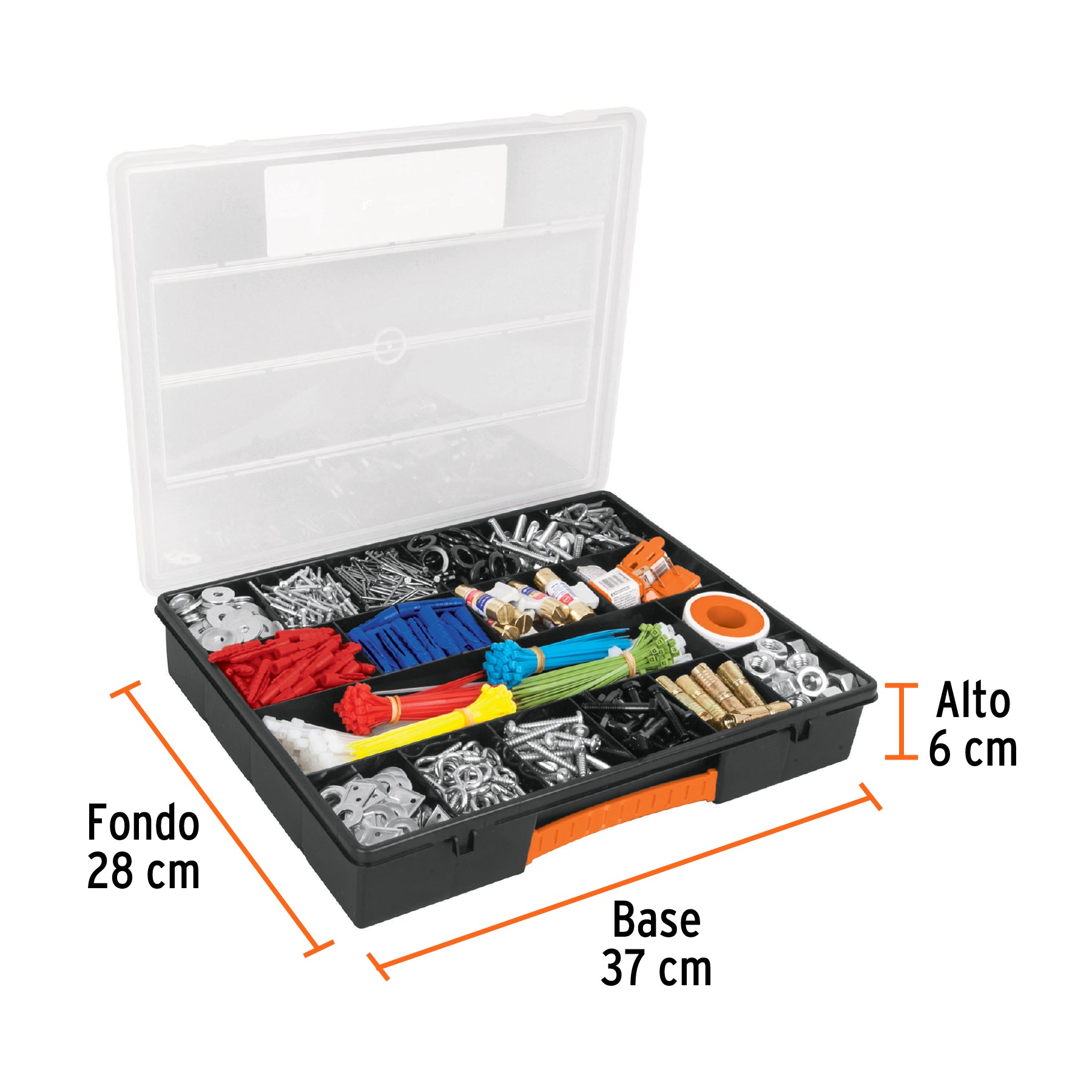 Organizador 14" con 18 compartimentos sustituye 20679
