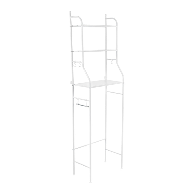 Mueble organizador blanco para baño con 3 repisas, Basic