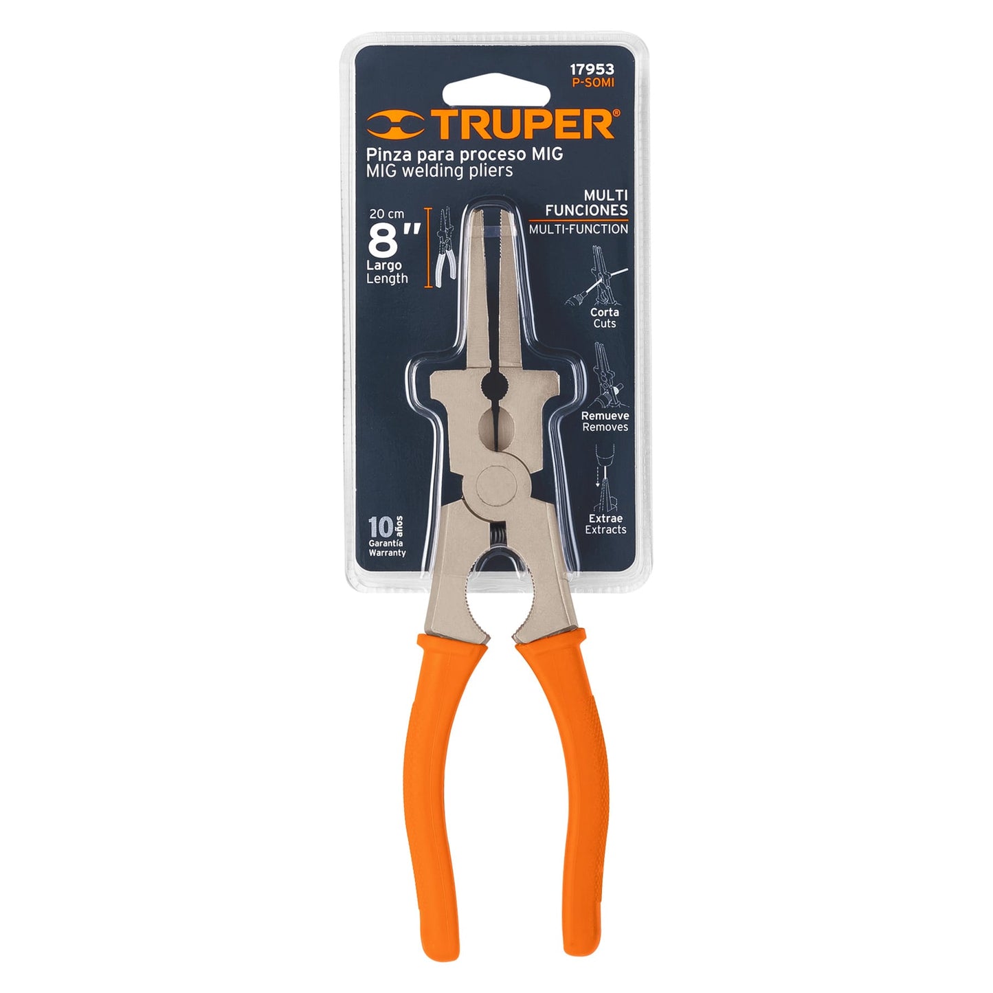 Pinza para soldadora de microalambre