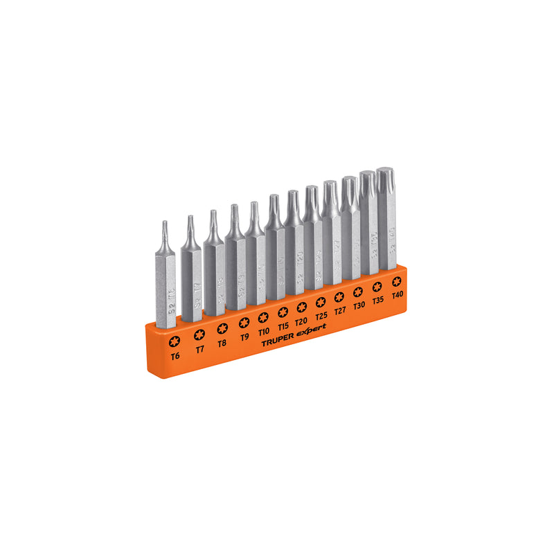 Juego de 12 puntas Torx largo 2', Truper Expert