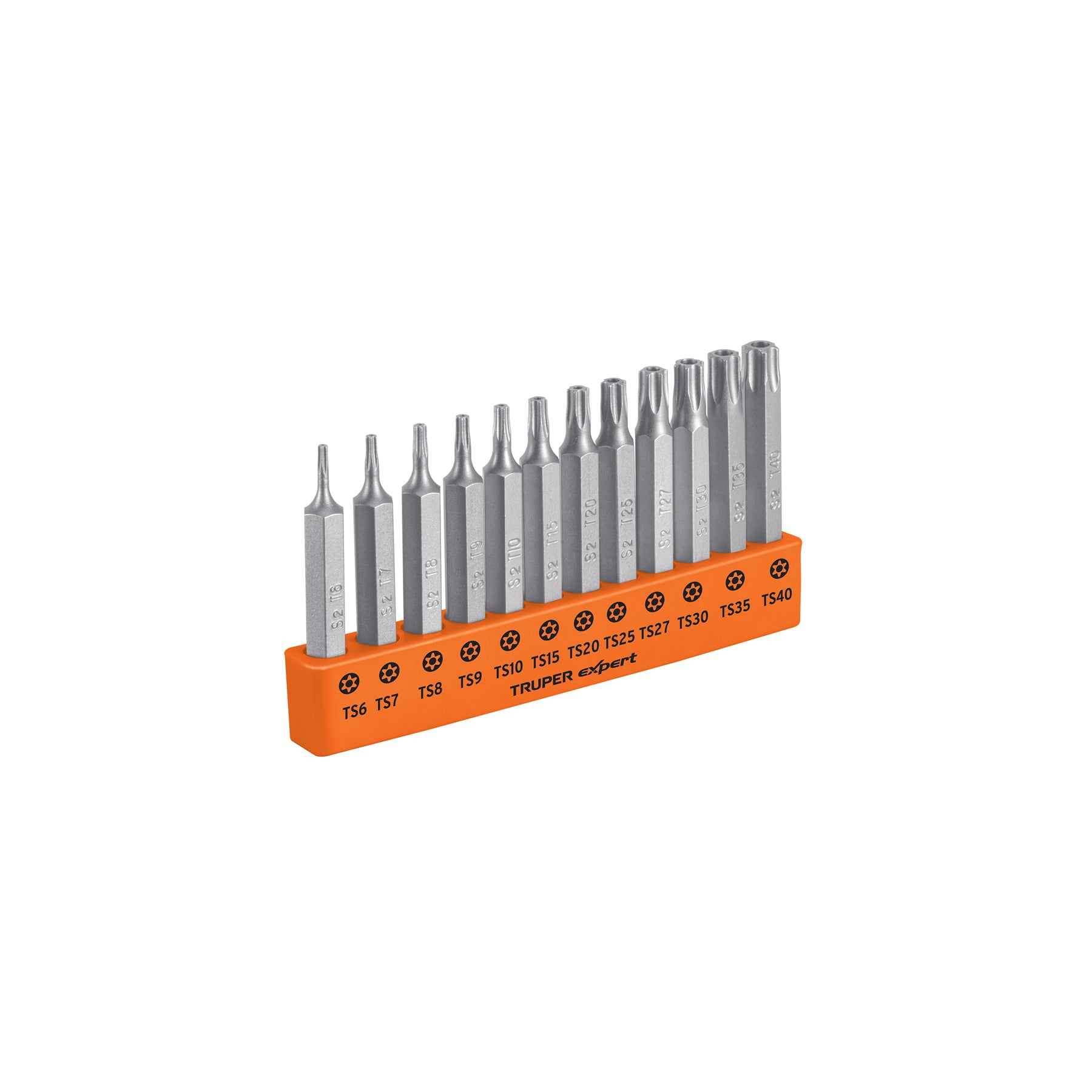 Juego de 12 puntas Torx con seguro largo 2', Expert
