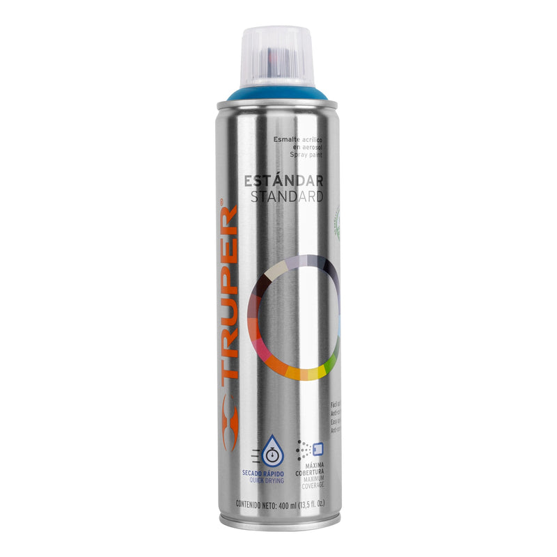 Pintura (Esmalte acrílico) en aerosol, azul holandés
