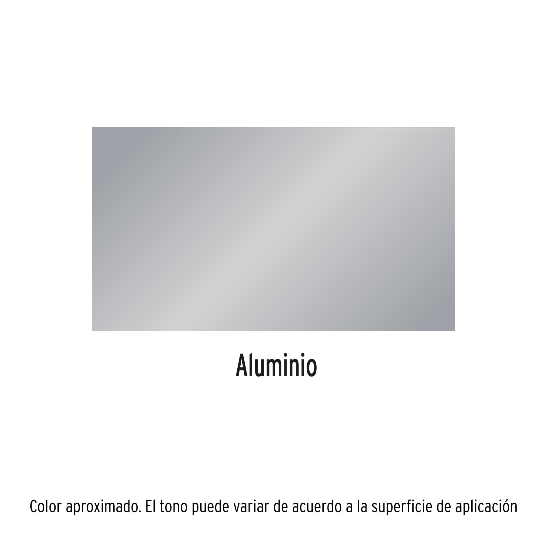 Pintura (Esmalte acrílico) aerosol,alta temperatura,aluminio
